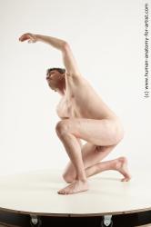Nude Man White Slim Short Brown Realistic